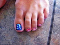 Fourth Of July Toes!