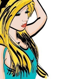 Vector Paintings On The Computer 
