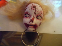 Zombie/Monster Barbie Keychain