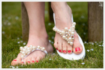 Beaded Flip Flops Diy