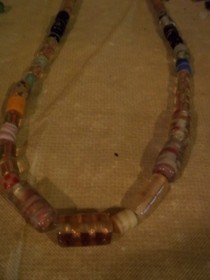 Cylinder Bead Necklace