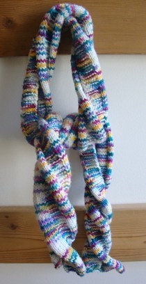 Rainbow Twist Scarf