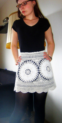 Lace Skirt Out Of Granny´S Tablecloth