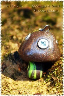Steampunk Swirl Shroom
