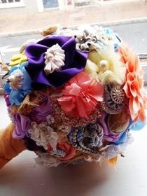 Ribbon Bridal Bouquet