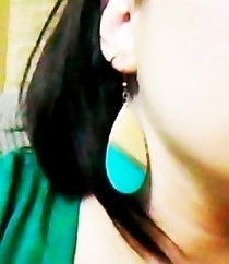 Handpainted Wooden Earrings With Resin Finish