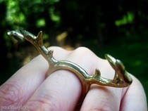 Deer Antlers Ring