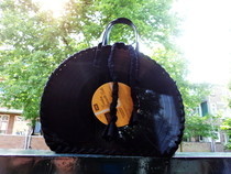 Make A Purse From Vinyl Records