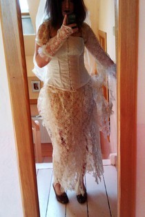 Super Easy&Delightful Dying Bride Costume