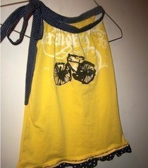 Girl's Bicycle Dress From T Shirt