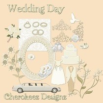 Digital Wedding Scrapbooking Kit