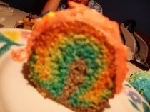 Real Rainbow Cake!