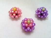 Beaded Cupcake Charms
