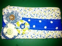 I <3 London Gathered Clutch