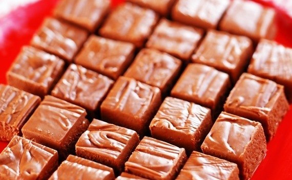 Chocolate Coconut Cream Fudge