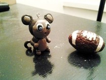 Clay Figure Key Chain