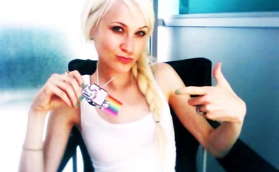 Animated GIF Nyan Cat Necklace