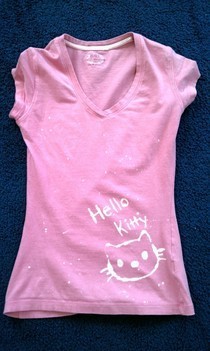Hello Kitty Bleach Painting