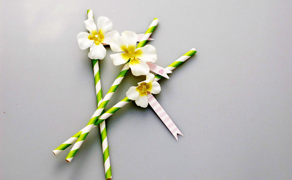 Easy Embellished Straws