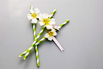 Easy Embellished Straws