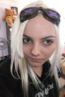 Cyber Goth Goggles From Swimming Goggles!
