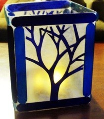 Wax Paper Candle Shade