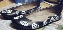 Alexander Mc Queen Inspired Skull Ballet Flats