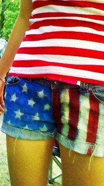 Star Spangled Shorts