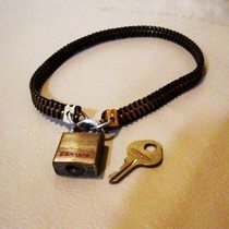 Custom Locking Brass Zipper Choker