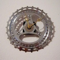 Upcycled Vintage 3 Arrows Road Bike Chain Ring Clock