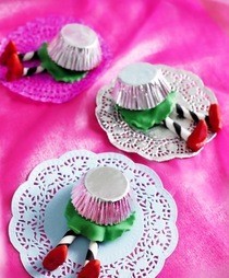 Squashed Witch Cupcakes