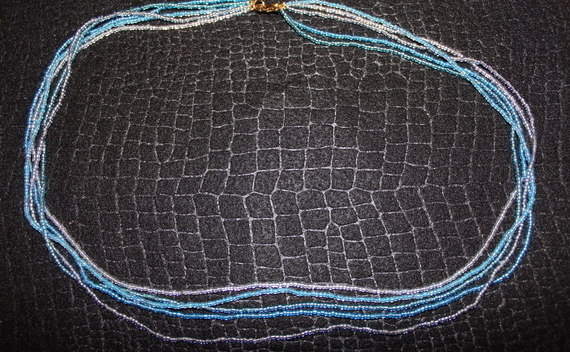 5 Strand Seed Bead Necklace