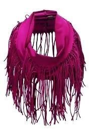 T Shirt Scarfs: Summer Tassle Scarf