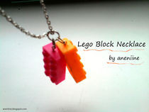 Lego Block Necklace