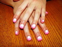 Summer Fade Nails