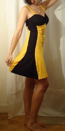 Two Color Tee Dress