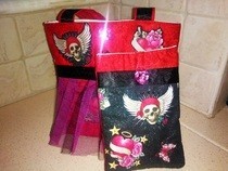 Tattoo Net Skirt Bag And Matching E Reader Cover