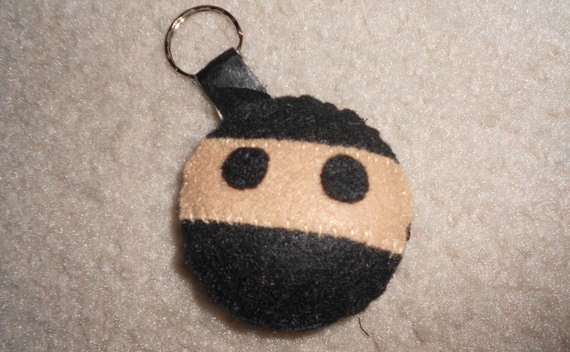 Ninja Plushie Keychain