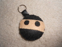 Ninja Plushie Keychain