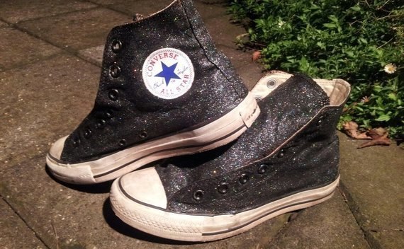 Diy Glitter Converse