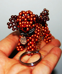 3 D Beaded Puppy