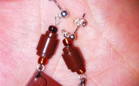 Lego Earrings