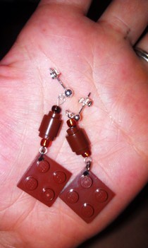 Lego Earrings