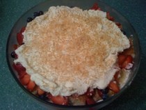 Strawberry Blueberry Coconut Trifle