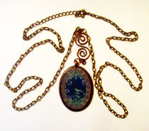 Mother Earth   Copper Pendant Necklace
