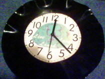 Vinyl Clock