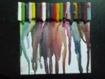 Melted Crayon Art