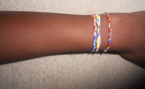 Recycled Bag Bracelets