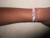 Recycled Bag Bracelets