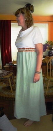Old Shirt/ Blanket Maxi Dress